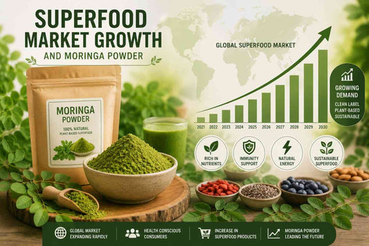 Superfood Market Growth and Moringa Powder: The Green Star of 2026
