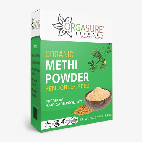 Organic Methi Seed powder for Hair Growth 200gm | Fenugreek Powder