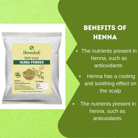 Hennahub 1 Kg Henna powder for Hair Color