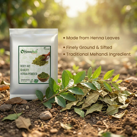 Natural Body art Quality Henna Leaves Powder/Mehandi for hand (Triple Filter) 1KG